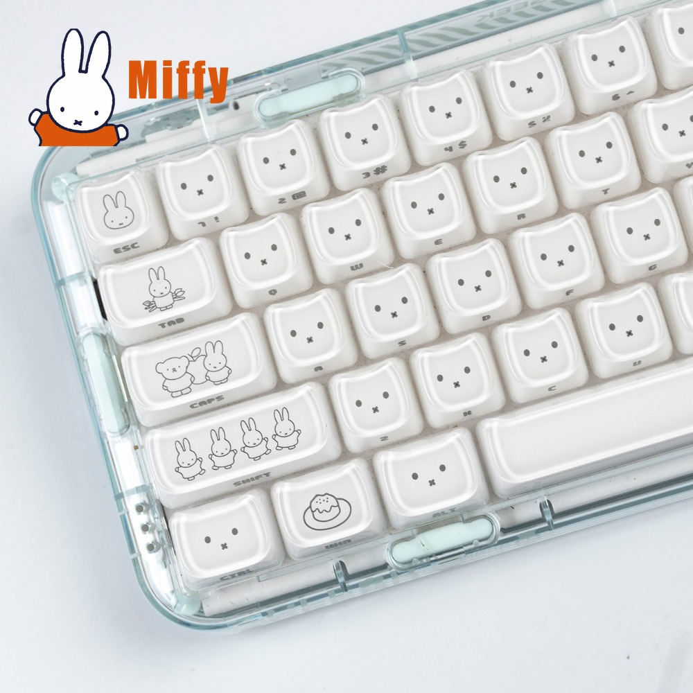 Kawaii Miffy Keycaps Cute Rabb - đánh giá và giá Pc Gaming Lounge