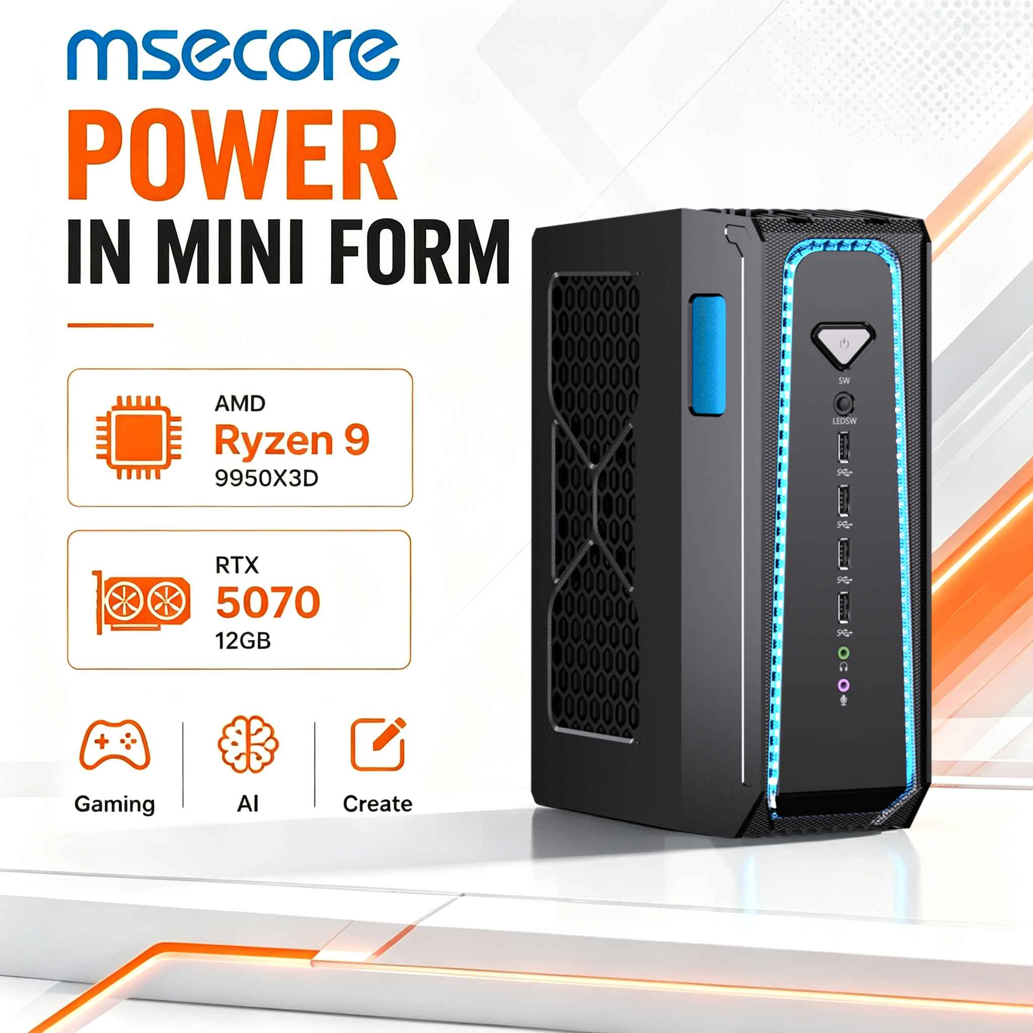 MSECORE Liquid Cooling Gaming  - đánh giá và giá Pc Gaming Liquid