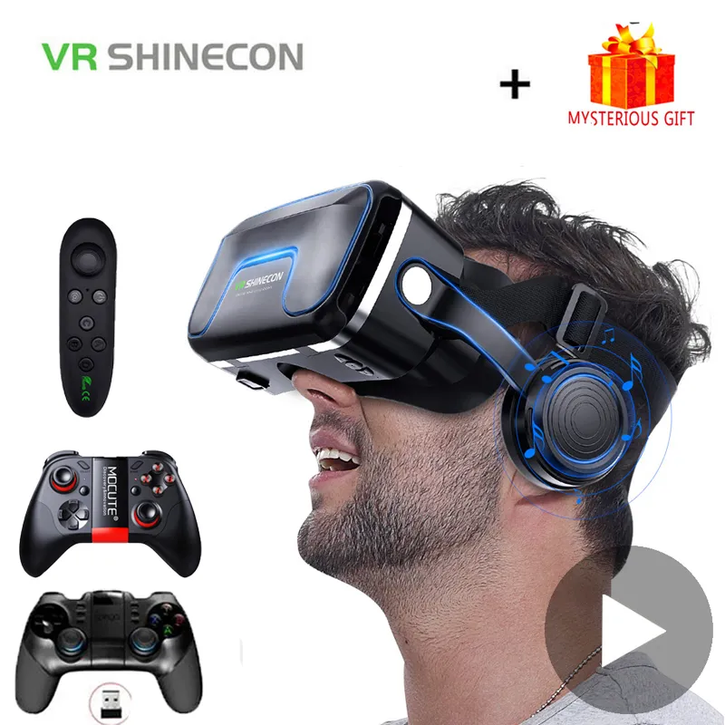 VR Shinecon 10.0 Helmet 3D Gla - đánh giá và giá Vr Headset Pc