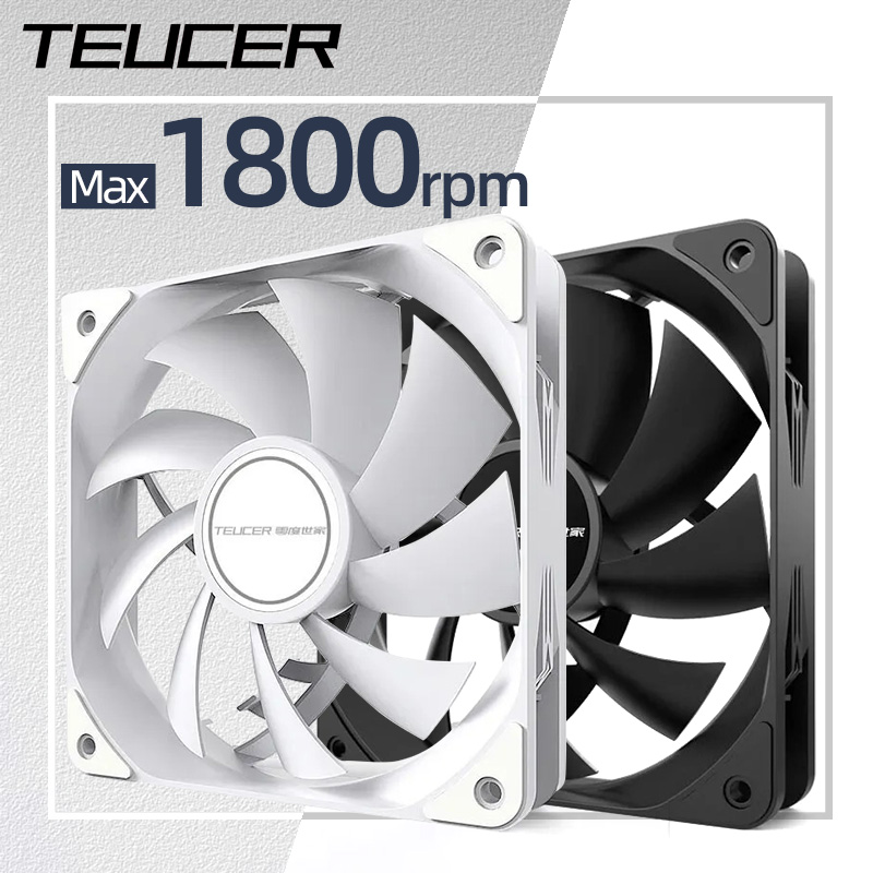 Teucer 12cm Chassis Fan PWM Co - đánh giá và giá Pc Water Cooling