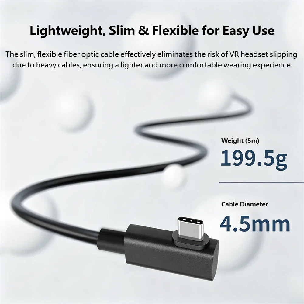 5m VR Link Fiber Optic Cable A - đánh giá và giá Vr Headset Pc