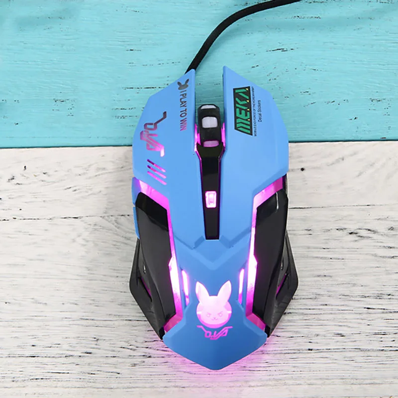 OW 6 Nút Đèn LED Backlit Chuột - đánh giá và giá Pc Gaming Pink