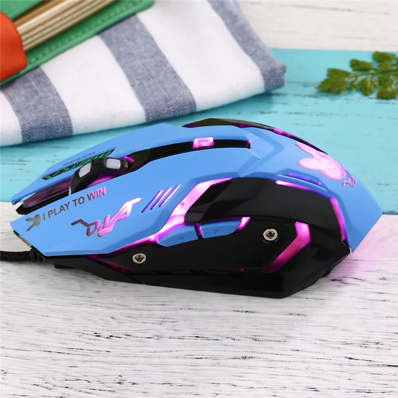 OW 6 Nút Đèn LED Backlit Chuột - đánh giá và giá Pc Gaming Pink
