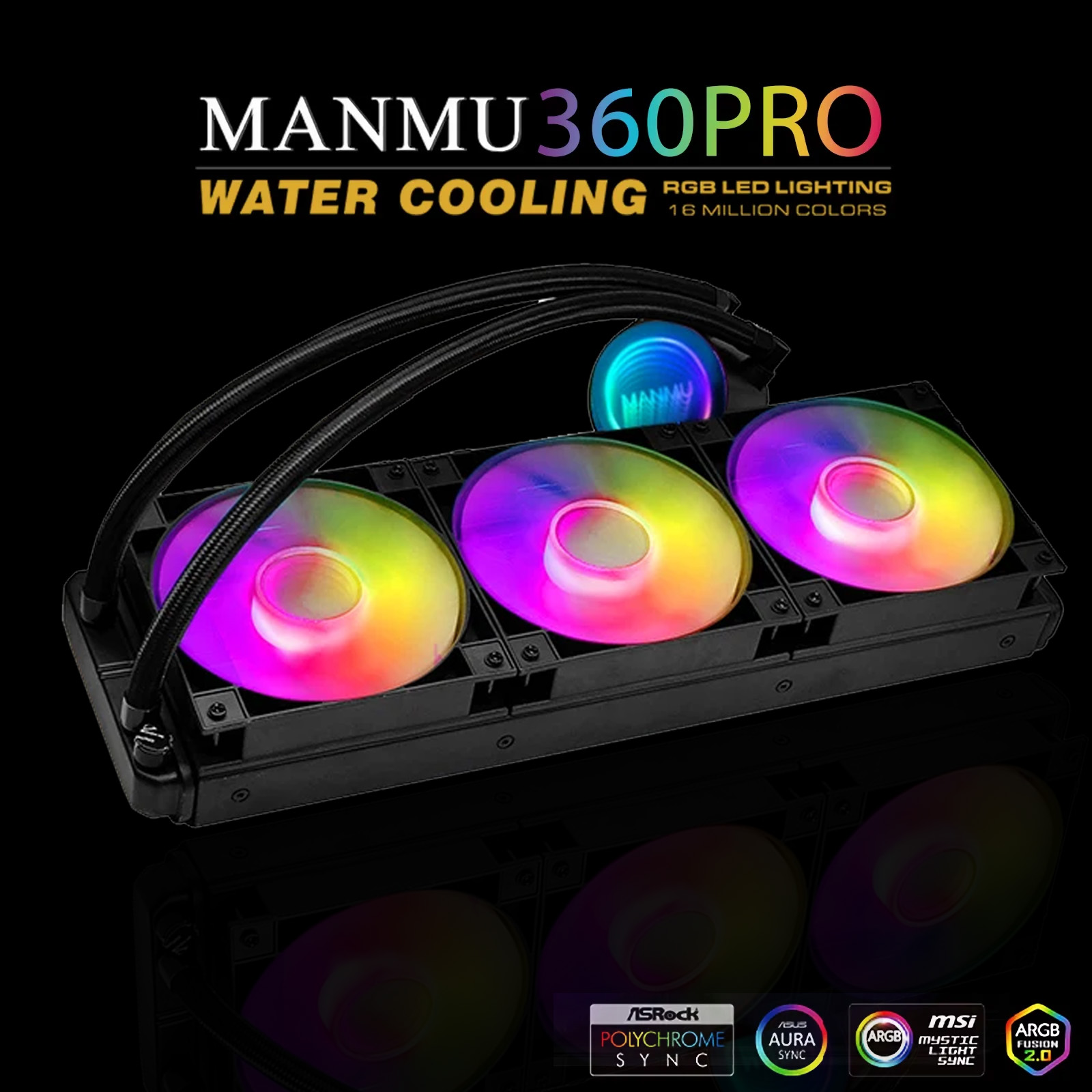 MANMU 360mm Cpu Water Cooler A - đánh giá và giá Pc Water Cooling