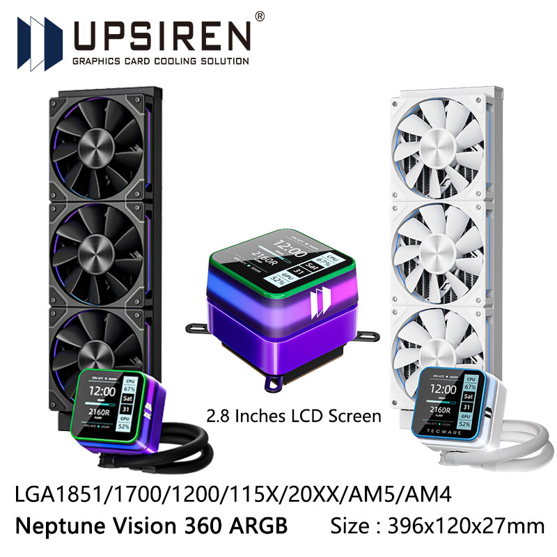 USIREN Neptune Vision 360 ARGB - đánh giá và giá Pc Gaming Liquid