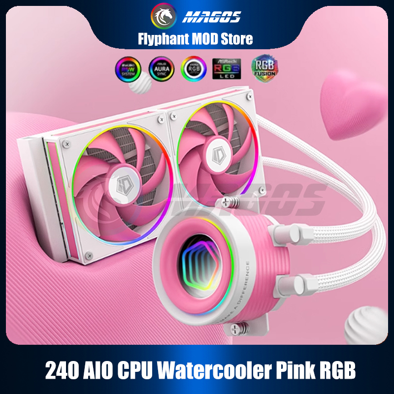 240 AIO CPU Watercooler Pink R - đánh giá và giá Pc Water Cooling